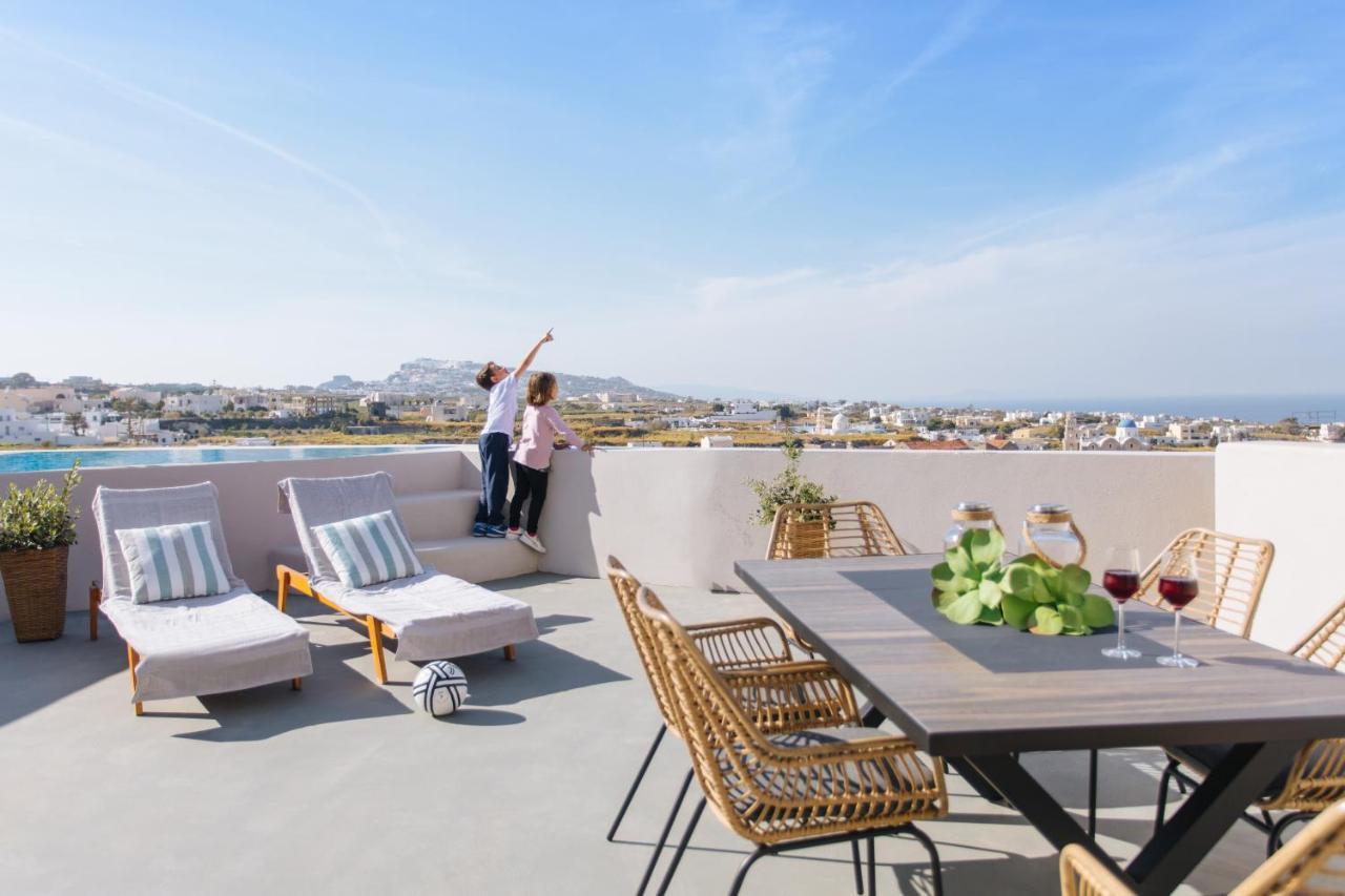 Amer Villa Santorini With Outdoor Hot Tub Vóthon Zewnętrze zdjęcie