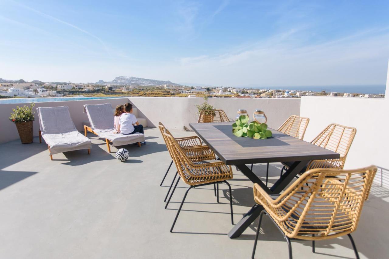 Amer Villa Santorini With Outdoor Hot Tub Vóthon Zewnętrze zdjęcie