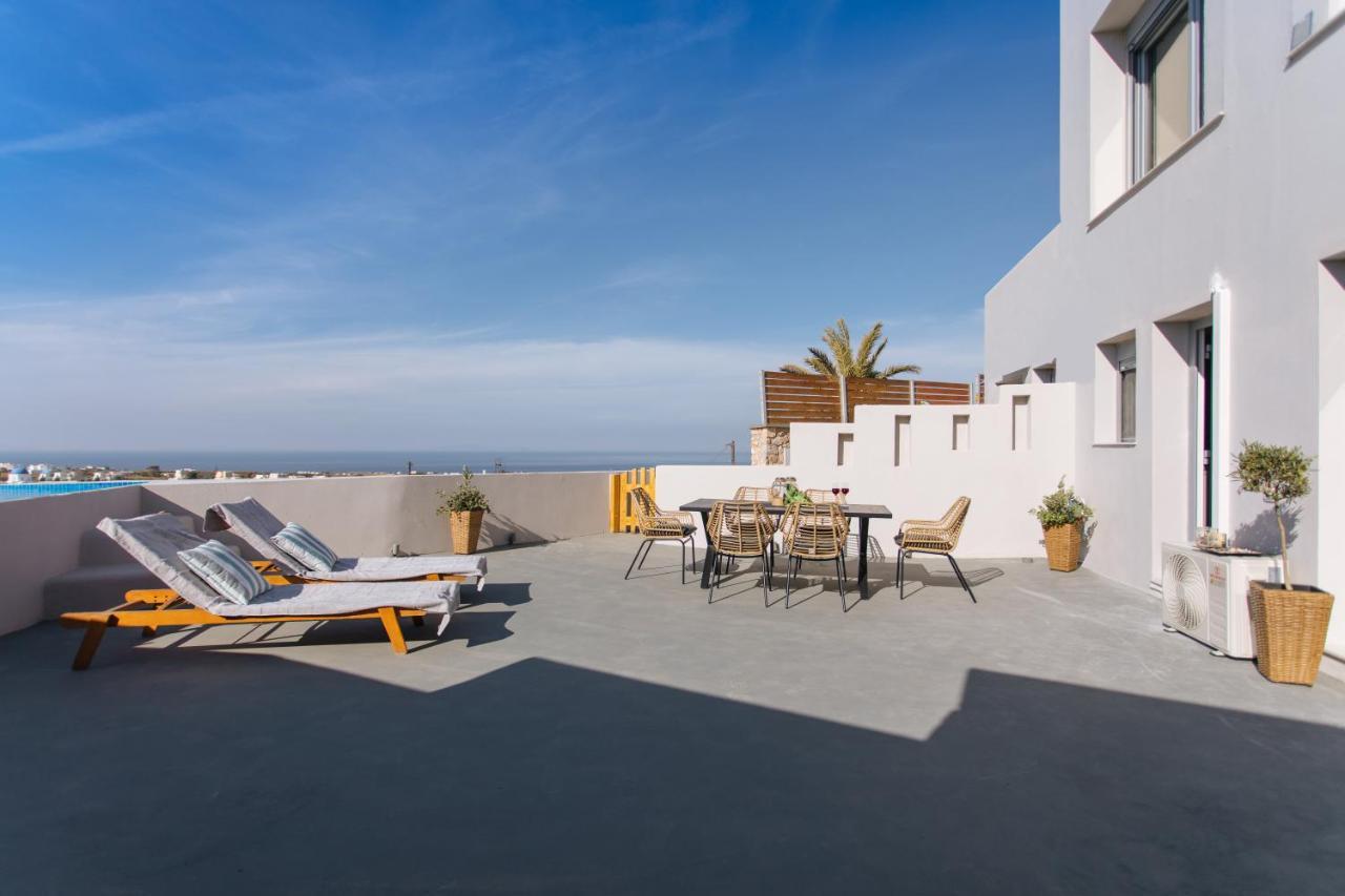 Amer Villa Santorini With Outdoor Hot Tub Vóthon Zewnętrze zdjęcie